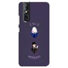 Чехлы Венсдей на Vivo V15 Pro Уэнсдей (AlphaPrint) (Уэнздей и подруга)