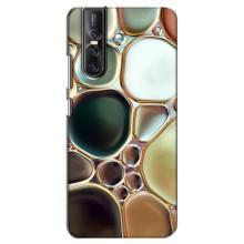 Мраморный чехол на Vivo V15 Pro (VPrint) (Радужный Мрамор)