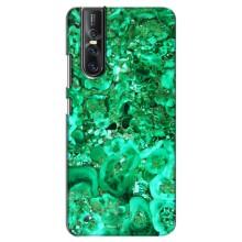 Мраморный чехол на Vivo V15 Pro (VPrint) (Салатный Мрамор)