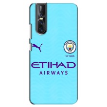 Силиконовые Чехлы принт Футбол на Vivo V15 Pro – Man City