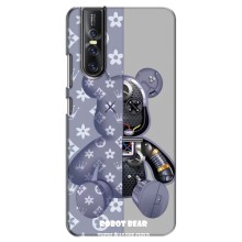 Силиконовый чехол для Vivo V15 Pro – Медведь Louis Vuitton