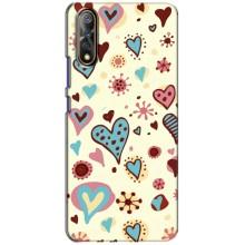 Чехлы для любимой на Виво В17 Нео (VPrint) (Сердечки)