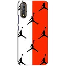 Чехлы для ViVO V17 Neo - с картинкой JORDAN (AlphaPrint) (Лого Джордан)