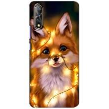 Чехлы с картинкой Лисички для ViVO V17 Neo (VPrint) (Лисичка в гирляндах)