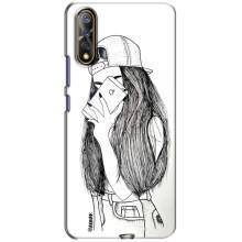 Чехол с печатью для ViVO V17 Neo - (Мода) (AlphaPrint) (Фото девочки)