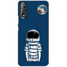 Чехол NASA для ViVO V17 Neo (AlphaPrint) (Мальчик в шлеме)
