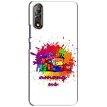 Чехол Амонг Ас для ViVO V17 Neo (AlphaPrint) (Яркий АмонгАс)