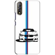 Чехол для Виво В17 Нео - с принтом БМВ (AlphaPrint) (Машина БМВ)