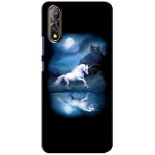 Чехол для Виво В17 Нео - (Единорожки - Новинки) (AlphaPrint) (Единорог)