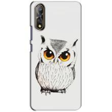 Чехол с птицами на ViVO V17 Neo (VPrint) (Милая Сова)