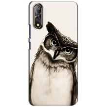 Чехол с птицами на ViVO V17 Neo (VPrint) (Сова)
