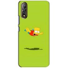 Чехол с Симпсонами для ViVO V17 Neo (VPrint) (Барт Симпсон)