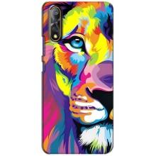 Чехол со Львом для ViVO V17 Neo (VPrint) (Яркий Лев)