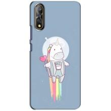 Чехол Unicorn на ViVO V17 Neo (Единорог космонавт)