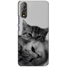 Чохол з малюнком кіт на ViVO V17 Neo – Пара котів
