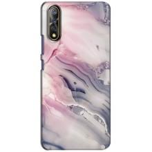 Мраморный чехол на ViVO V17 Neo (VPrint) (Пурпурный Мрамор)