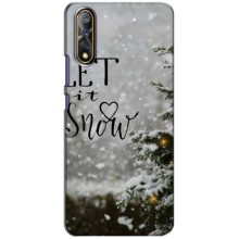 Новорічні, Святкові Чохли для ViVO V17 Neo - 2024 год (Let it snow)