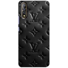 Текстурный Чехол Louis Vuitton для Виво В17 Нео – Черный ЛВ