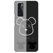 Чохли для ViVO V20 se - Bearbrick Louis Vuitton (PREMIUMPrint) – БеарБрік очі