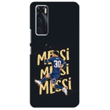 Чехлы для ViVO V20 se (Leo чемпион) (AlphaPrint) (Messi ПСЖ)