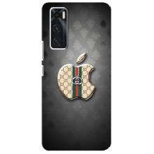 Чехлы ГУЧЧИ для Виво В20 се (AlphaPrint) (Apple gucci)