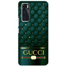 Чехлы ГУЧЧИ для Виво В20 се (AlphaPrint) (Текстура Гуччи)