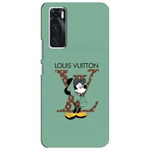 Чехлы Луи Витон для ViVO V20 se (AlphaPrint - LOUIS VUITTON) (Микки Маус LV)