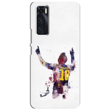 Чехлы Месси для ViVO V20 se (AlphaPrint) (Messi Barca)