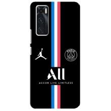 Чехлы PSG для ViVO V20 se (AlphaPrint) (футболка ПСЖ)
