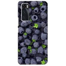 Чехлы с Фруктами для ViVO V20 se (VPrint) (Ежевика)