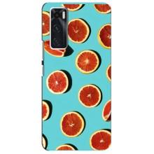 Чехлы с Фруктами для ViVO V20 se (VPrint) (Грейпфрут)