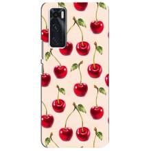 Чехлы с Фруктами для ViVO V20 se (VPrint) (Вишня)