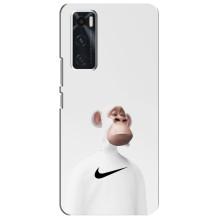 Чехлы с Обезьянами NFT для ViVO V20 se (AlphaPrint) (обезьяна NFT Nike)