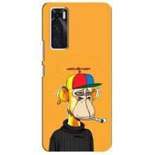 Чехлы с Обезьянами NFT для ViVO V20 se (AlphaPrint) (Скучающая Обезьяна NFT)