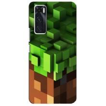 Чехол Майнкрафт на ViVO V20 se (AlphaPrint) Minecraft (текстура Майнкрафт)