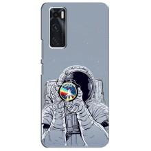 Чехол NASA для ViVO V20 se (AlphaPrint) (Космонавт фото)