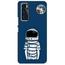 Чехол NASA для ViVO V20 se (AlphaPrint) (Мальчик в шлеме)