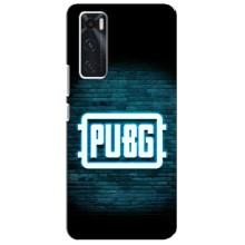 Чехол PUBG для Виво В20 се (AlphaPrint) (Лого PUBG)
