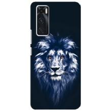 Чохол з картинкою ЛЕВ для ViVO V20 se (VPrint) (Синій Лев)