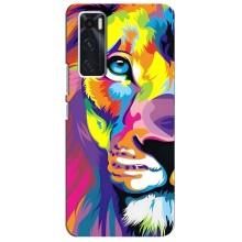 Чохол з картинкою ЛЕВ для ViVO V20 se (VPrint) (Яскравий Лев)