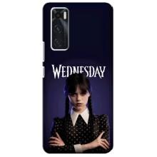 Чехлы Венсдей на ViVO V20 se Уэнсдей (AlphaPrint) (Wednesday)
