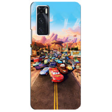 Силиконовый чехол Маквин для ViVO V20 se – Тачки Маквин