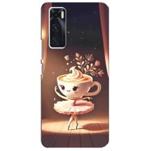 Чехол с мемом Тралалело тралала на ViVO V20 se (Балерина капучина)