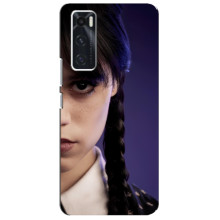 Чехол с дизайном Венздей 2 на ViVO V20 se – Глаза Уэнсдей