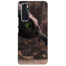 Чехол как приручить дракона на ViVO V20 se – Сцена з драконом