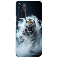 Чехол с картинкой «Хищники» для ViVO V20 se – Тигр
