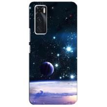 Космические Чехлы для Виво В20 се (VPrint) (Космический вид)