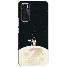 Космические Чехлы для Виво В20 се (VPrint) (На луне)