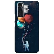 Космические Чехлы для Виво В20 се (VPrint) (Планеты шарики)