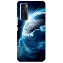 Космические Чехлы для Виво В20 се (VPrint) (Земля с космоса)